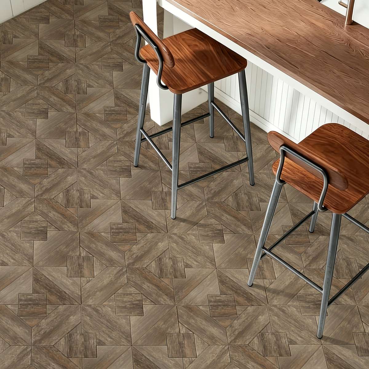 Self Adhesive Floor Stickers 40Cm*120Cm*S Wood Grain