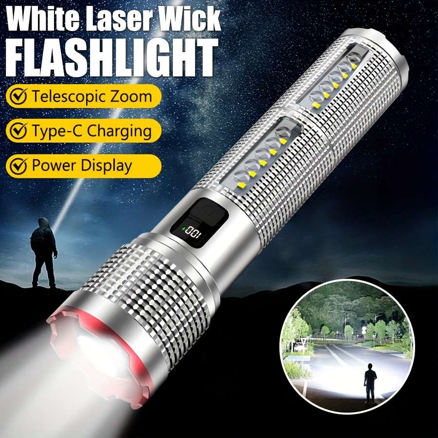 Portable 1Pc Ultra Bright Led Flashlight With Adjustable Home Reliable Solution
