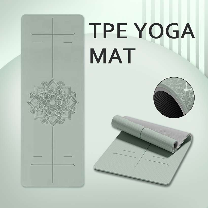 Yoga Mat Pink Size 182.88*80.01*1.12Cm