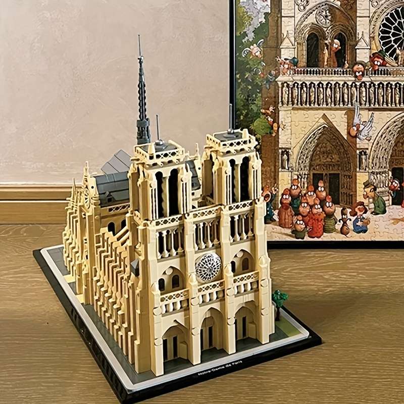 Building Toy Architectural Model Toy Set Style Paris Architecture