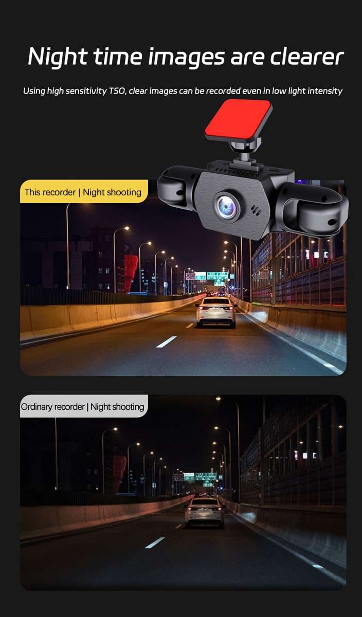Dashcam Items 4 Channels Dash Camera Capacity32G Card