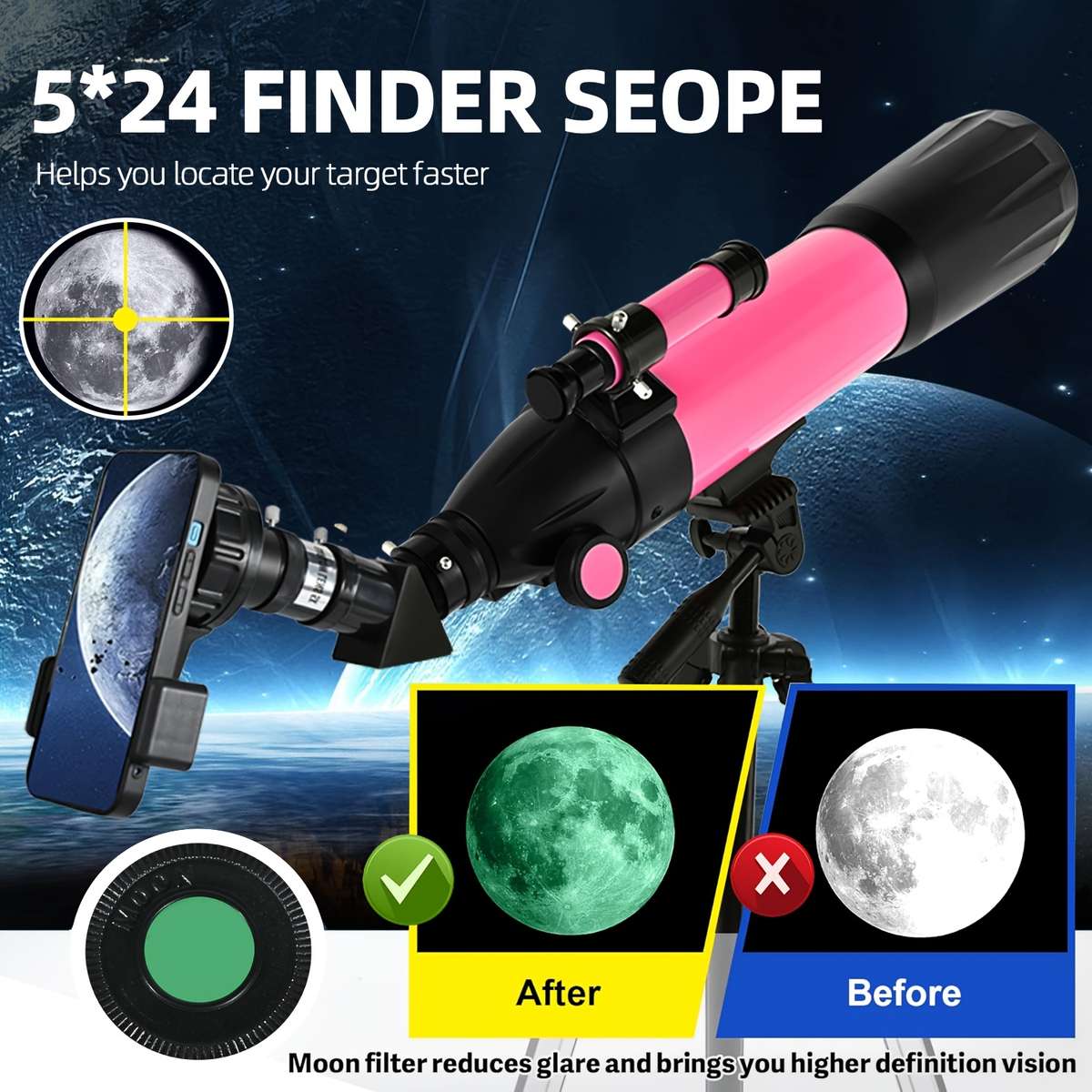 Telescope Color 80600Fs