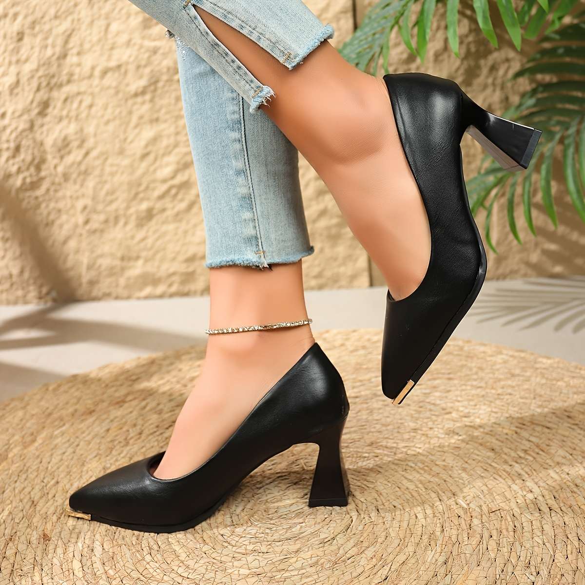 Women S High Heels Color Black Sizeuk 4