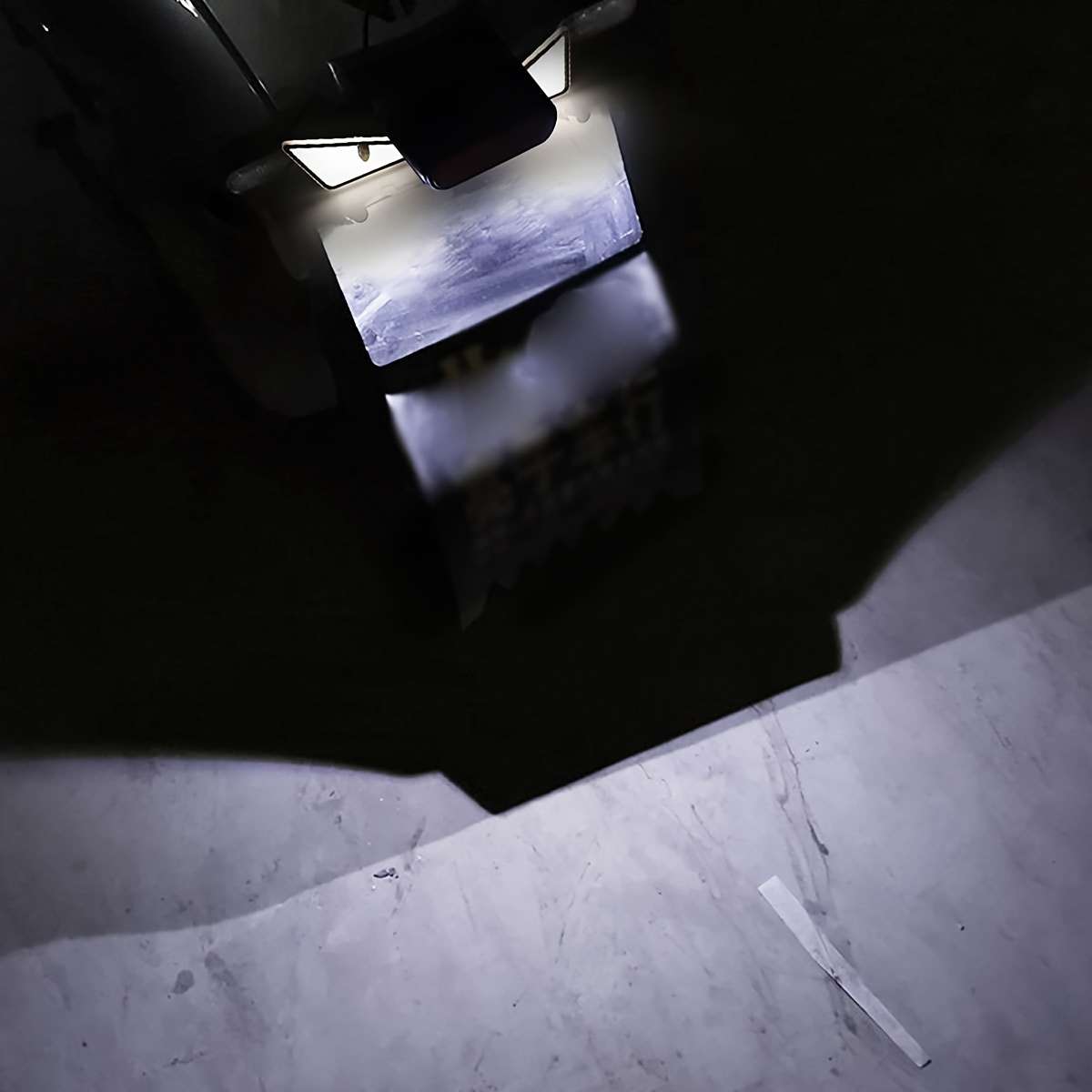 2Pcs LED Eagle Eye Lights Triangle Demon Eye Fun Atmosphere Lights