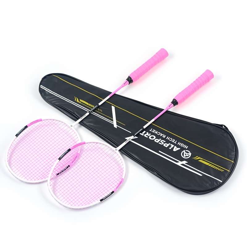 Badminton Racket Color Luminous 2Pcsfree Bag