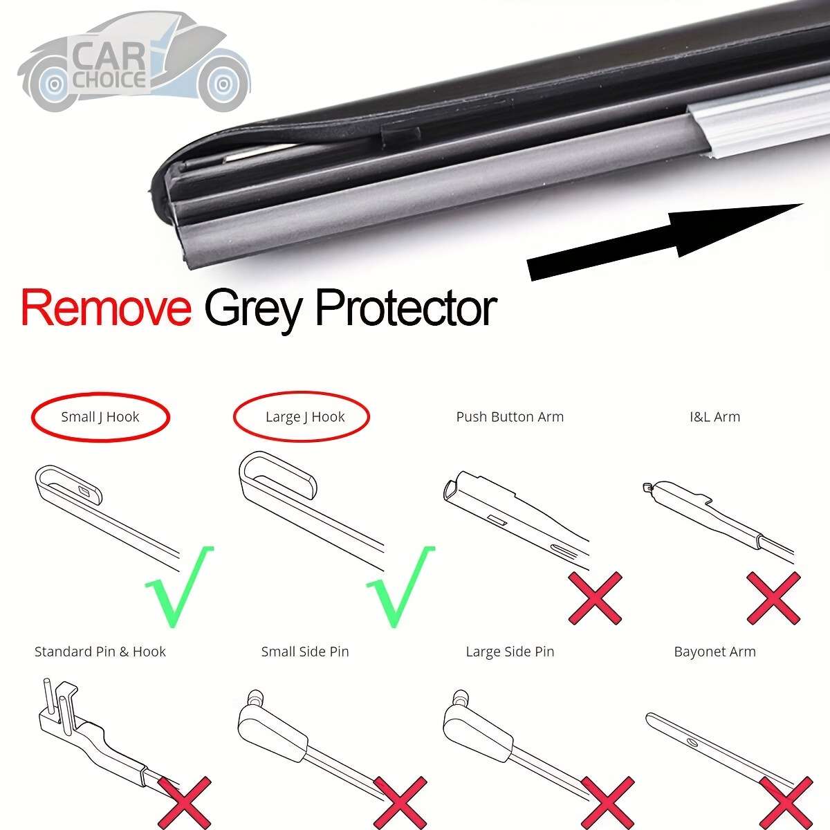 Windshield Wipers Style Wiper 60.96Cm 43.18Cm