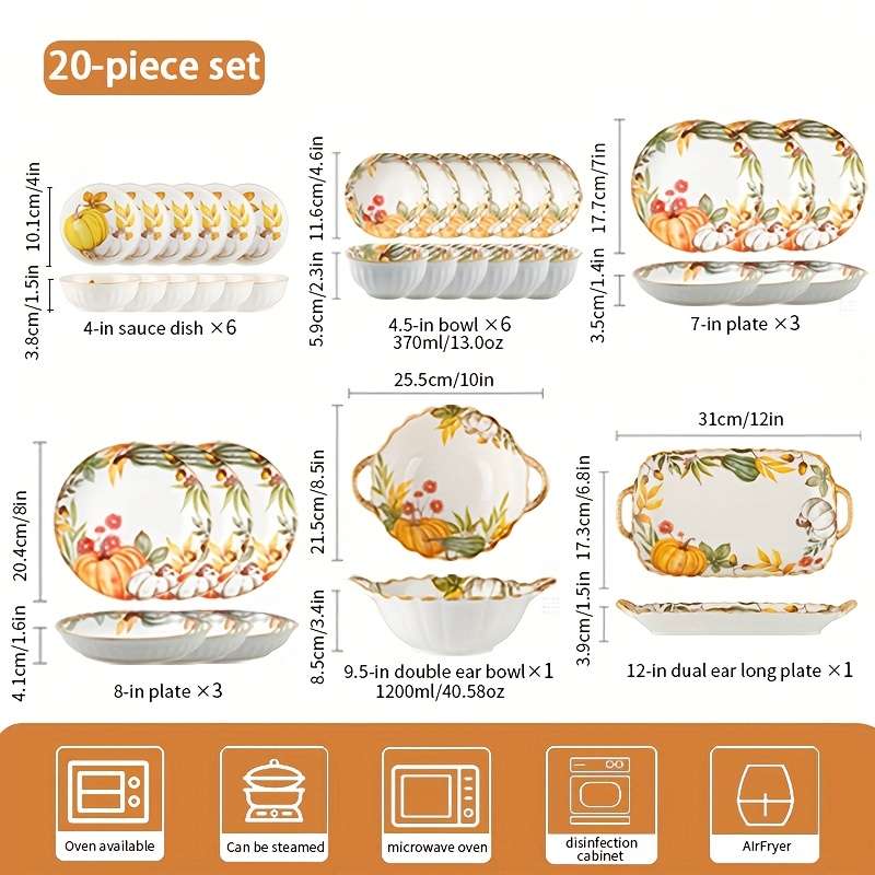Bowl Quantity 6Person 20Pc Set
