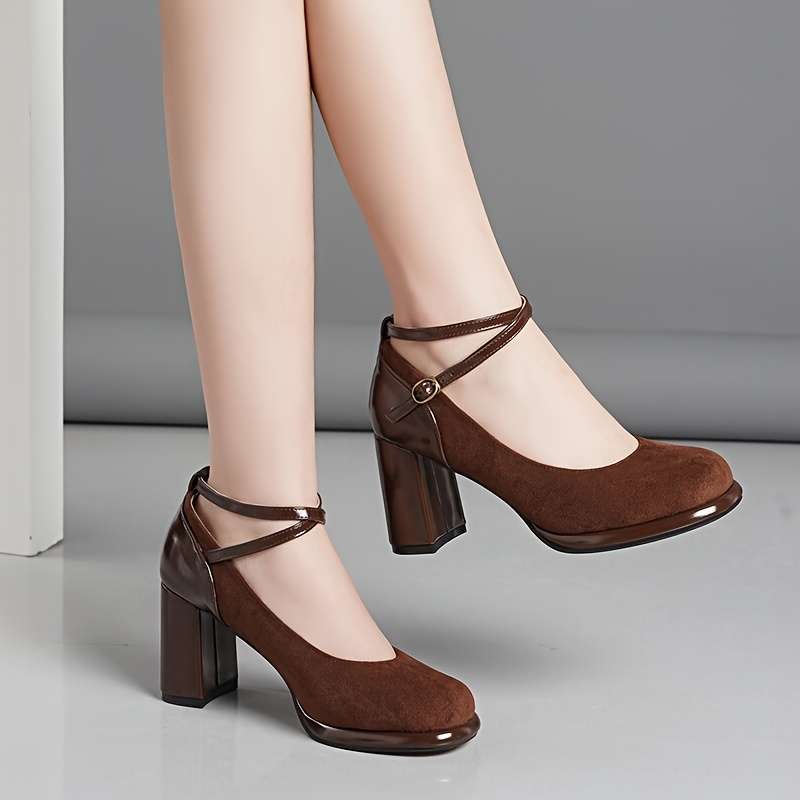 Women S High Heels Color Dark Brown Sizeuk 6.5