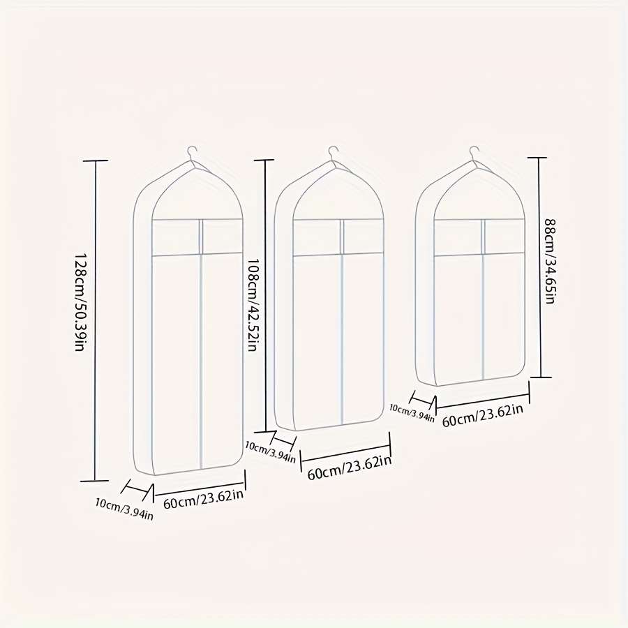 Clothing Dust Bags Color Blue Sizesmall60*10*88Cm
