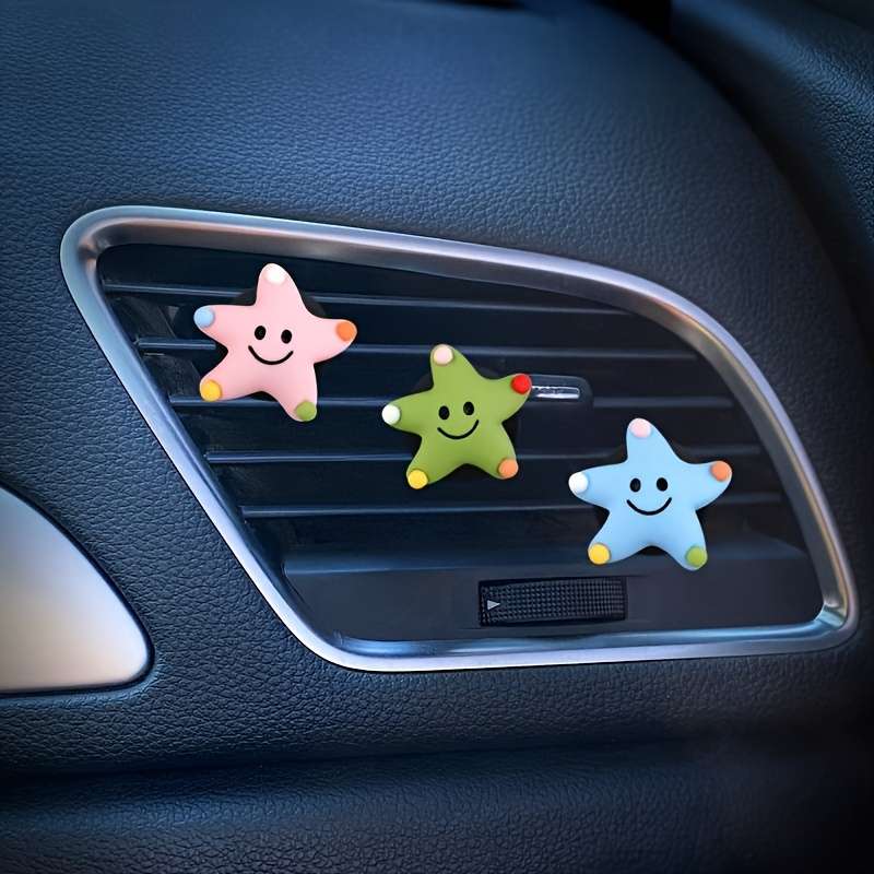 Car Interior Decor Items 2 Oranges Stars  Add  Clouds