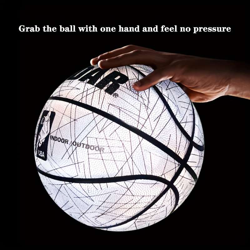 Basketball Model Reflective White Size 7 Ball