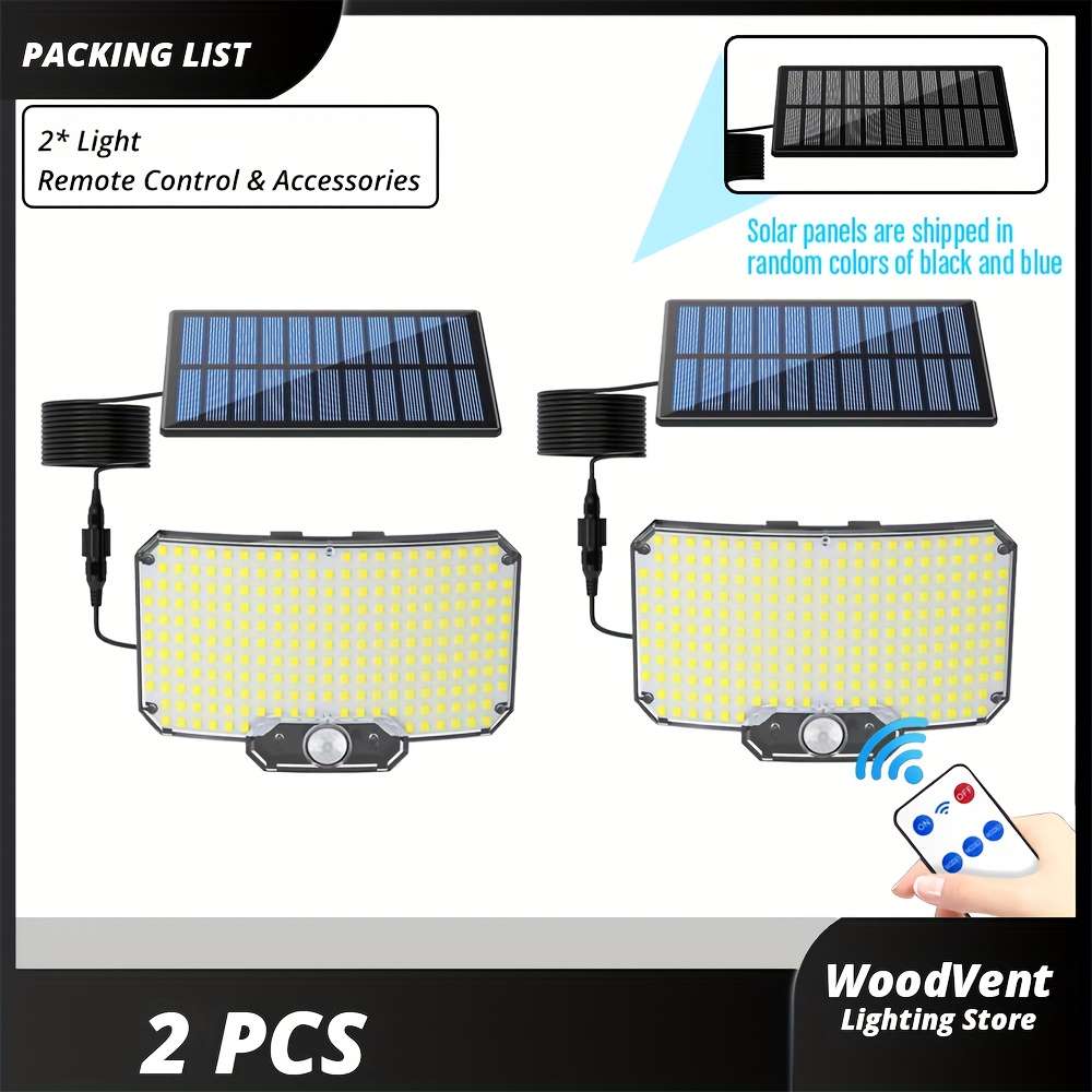 2-PCS Outdoor Solar Light