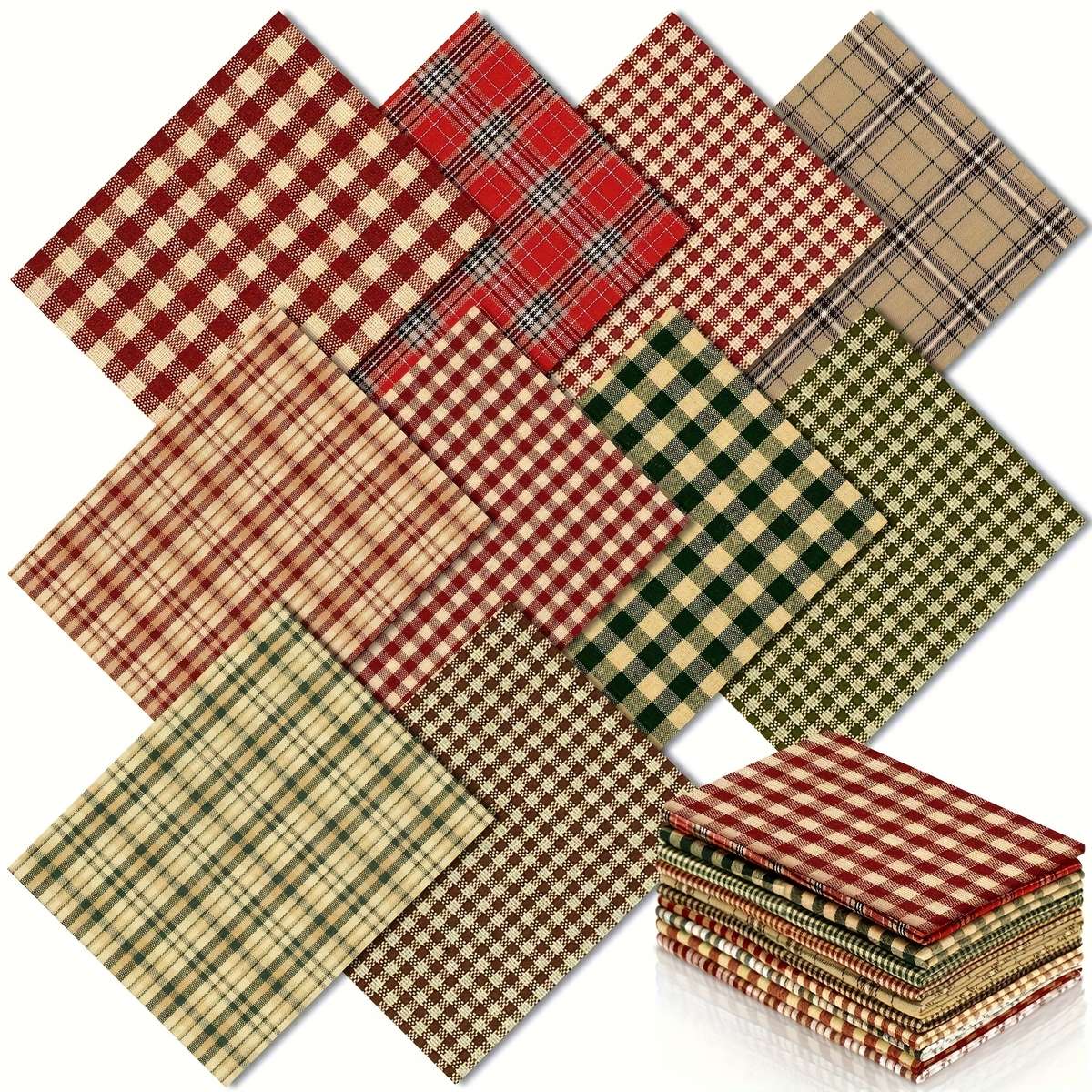 Christmas Tablecloth Size 40X50Cm  Quantity 10 Pieces Of Mixed Colors