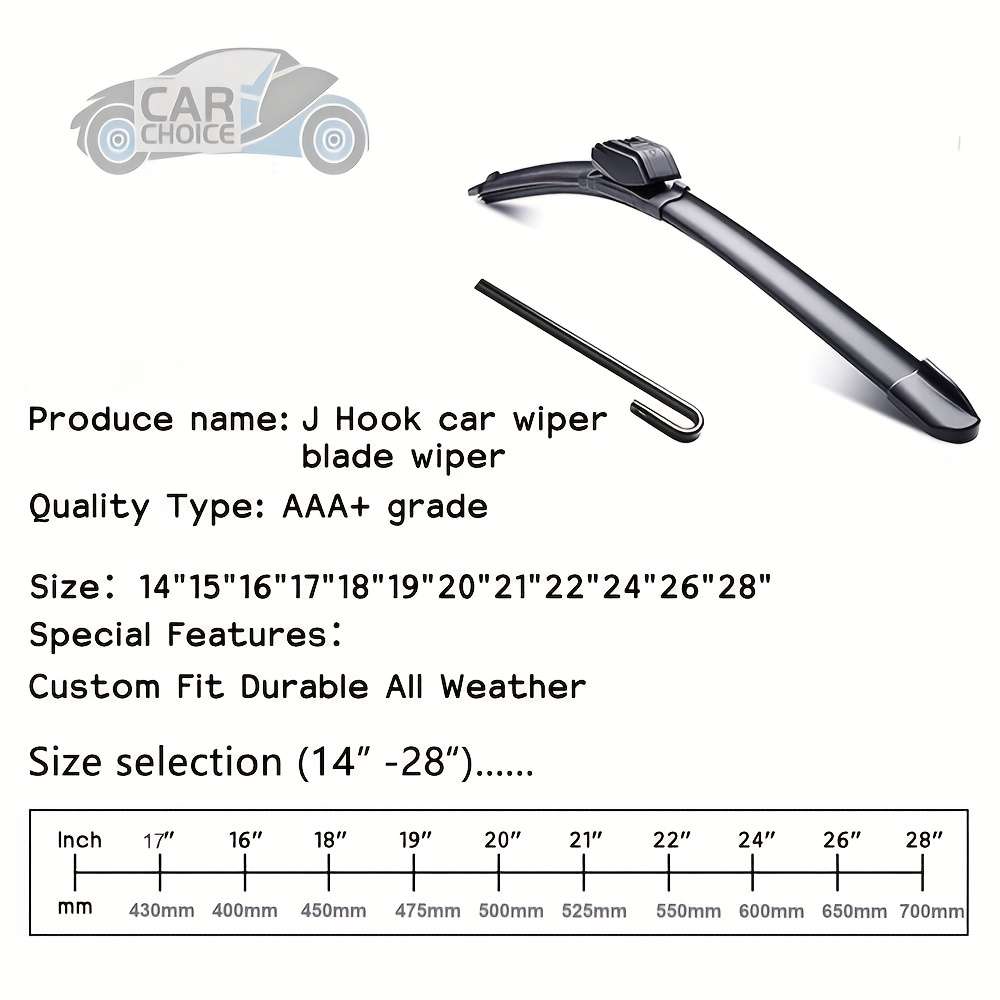 Windshield Wipers Style Wiper 60.96Cm 43.18Cm