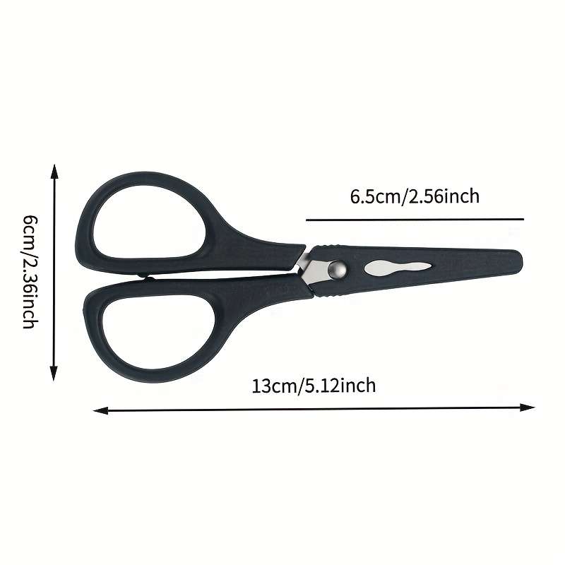 Scissors Color 12.7Cm Small Black Scissors