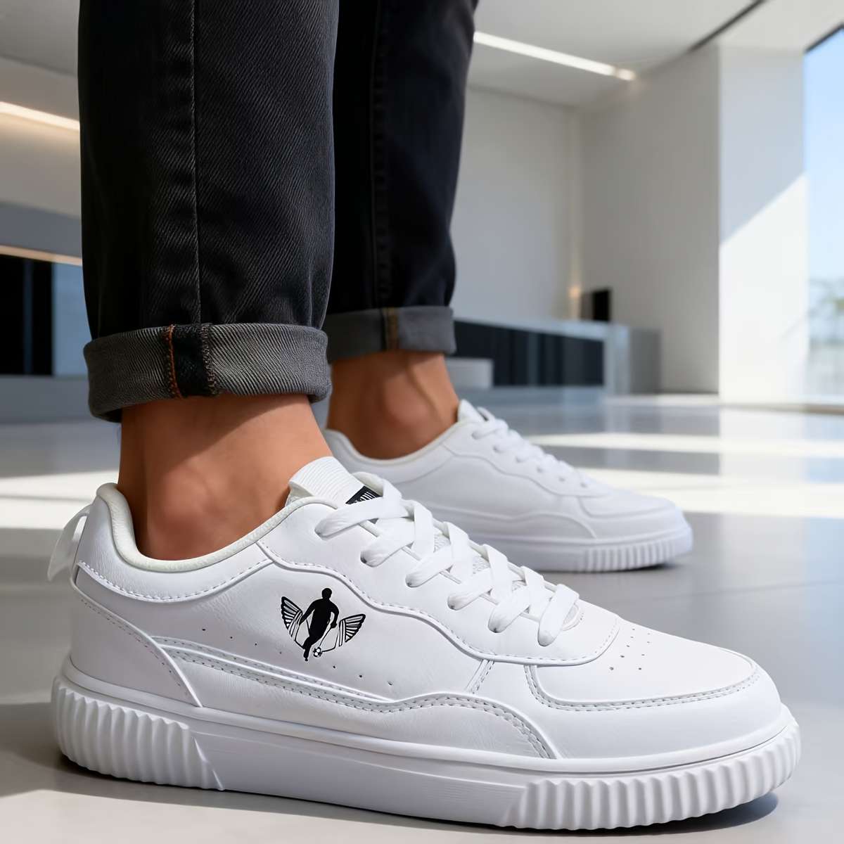 Sneakers Color White Sizeuk 7.5