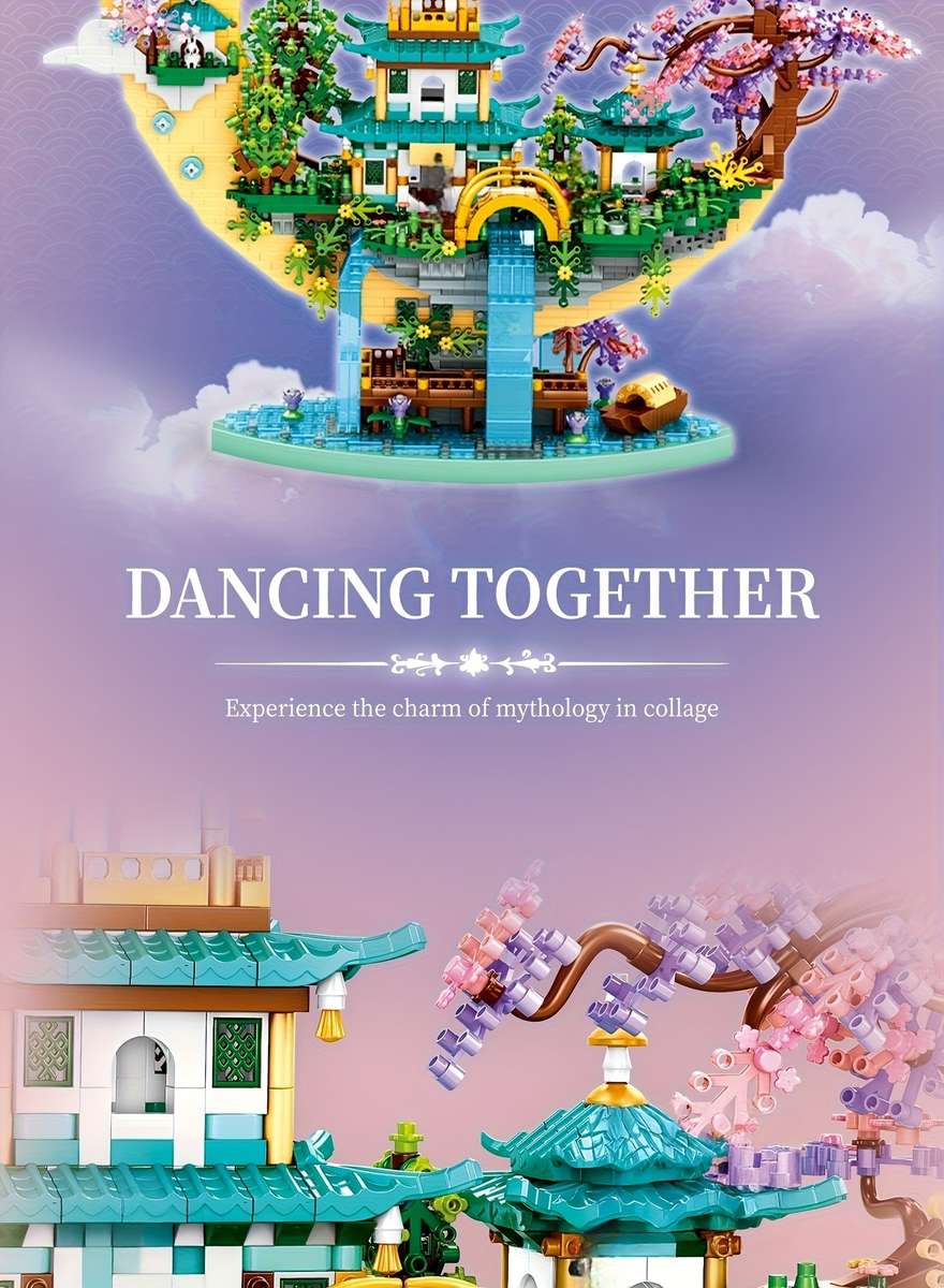 Building Toy Architectural Model Toy Set Model Guanghan Palace