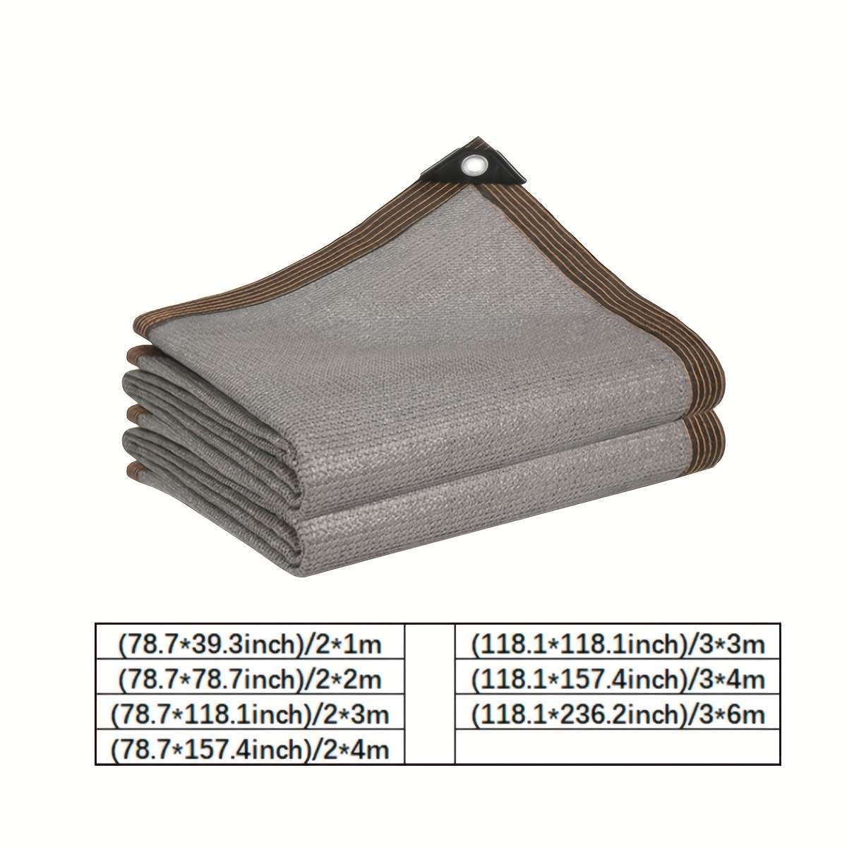 Shade Net Size Gray 78.7*78.7Inch2*2M