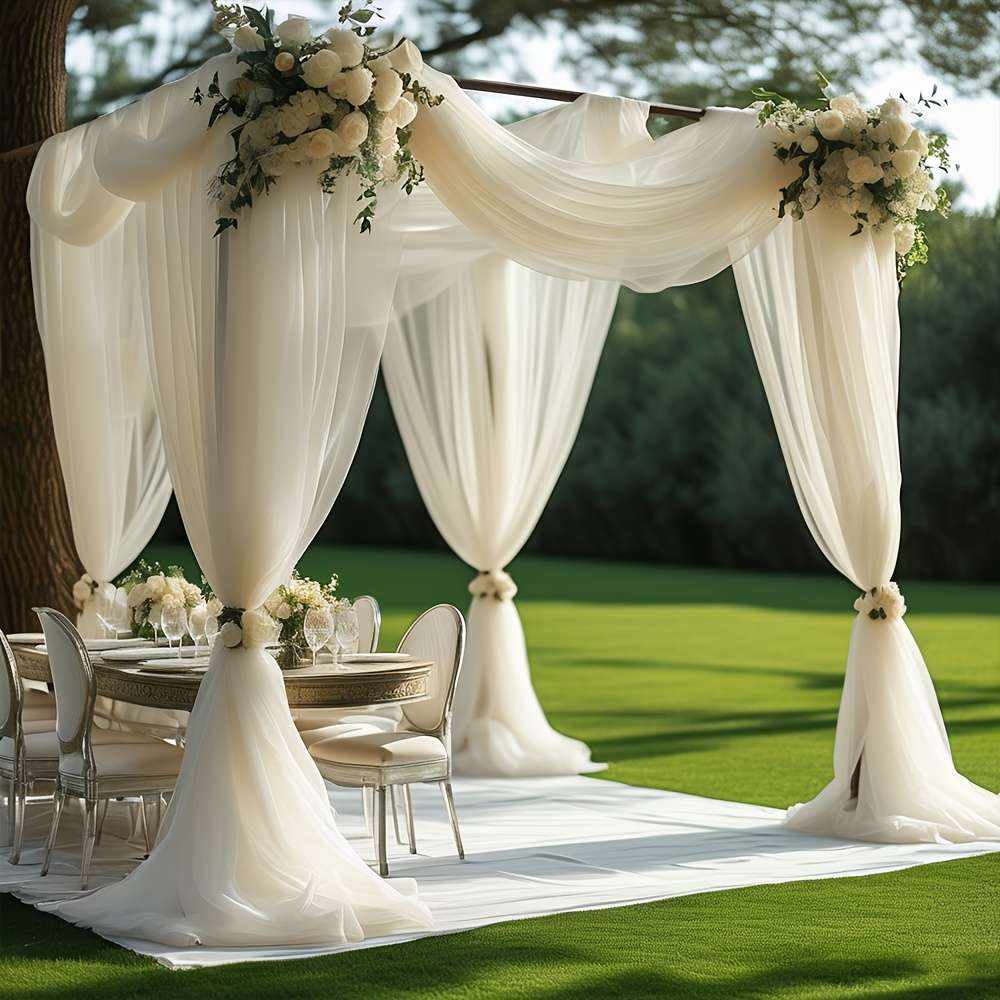 Wedding Supplies Color White Size 2.5Ft*26.2Ft 75Cm*800Cm