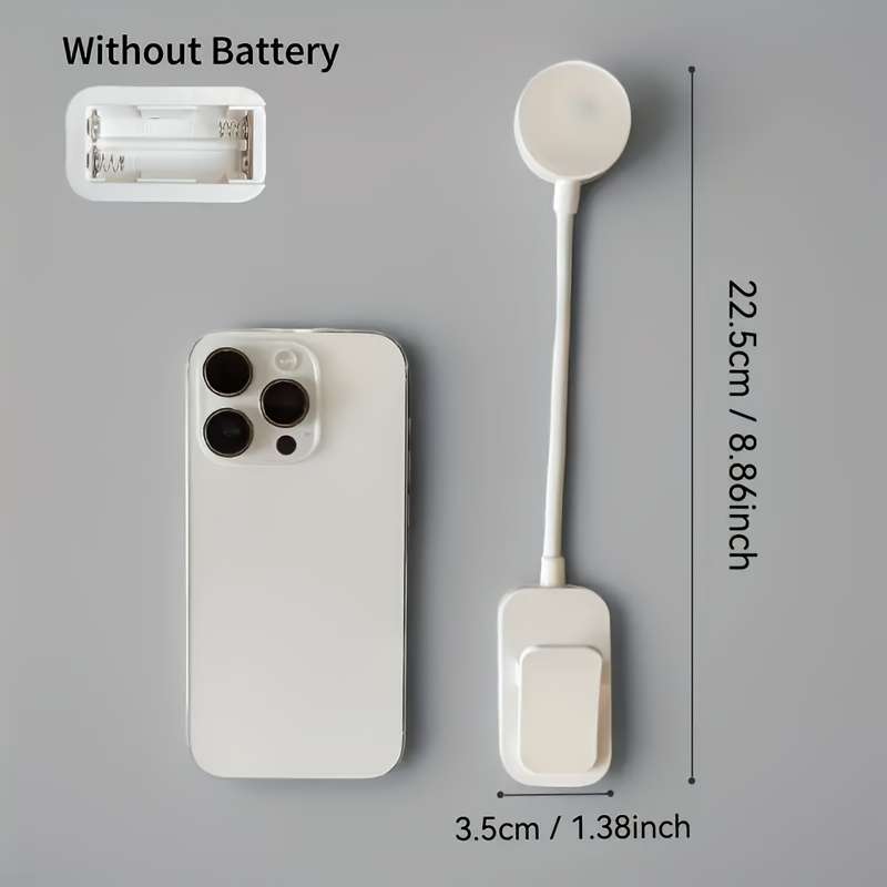Portable Lamp Color White Style 2Pcs