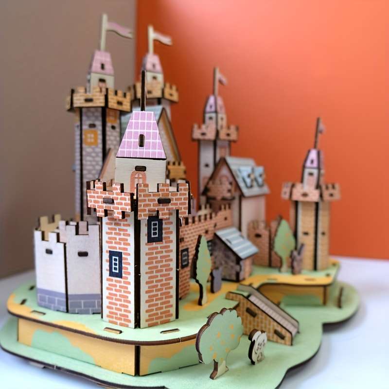 Building Toy Architectural Model Toy Set Model Fairy Tale Castle