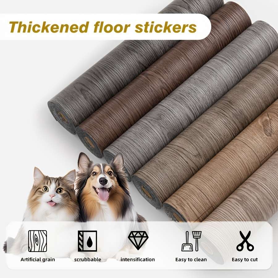 Self Adhesive Floor Stickers Emberwood Trace Hdb007 1 Roll  Coverage Area 1.2 M2  12.92 Sq Ft