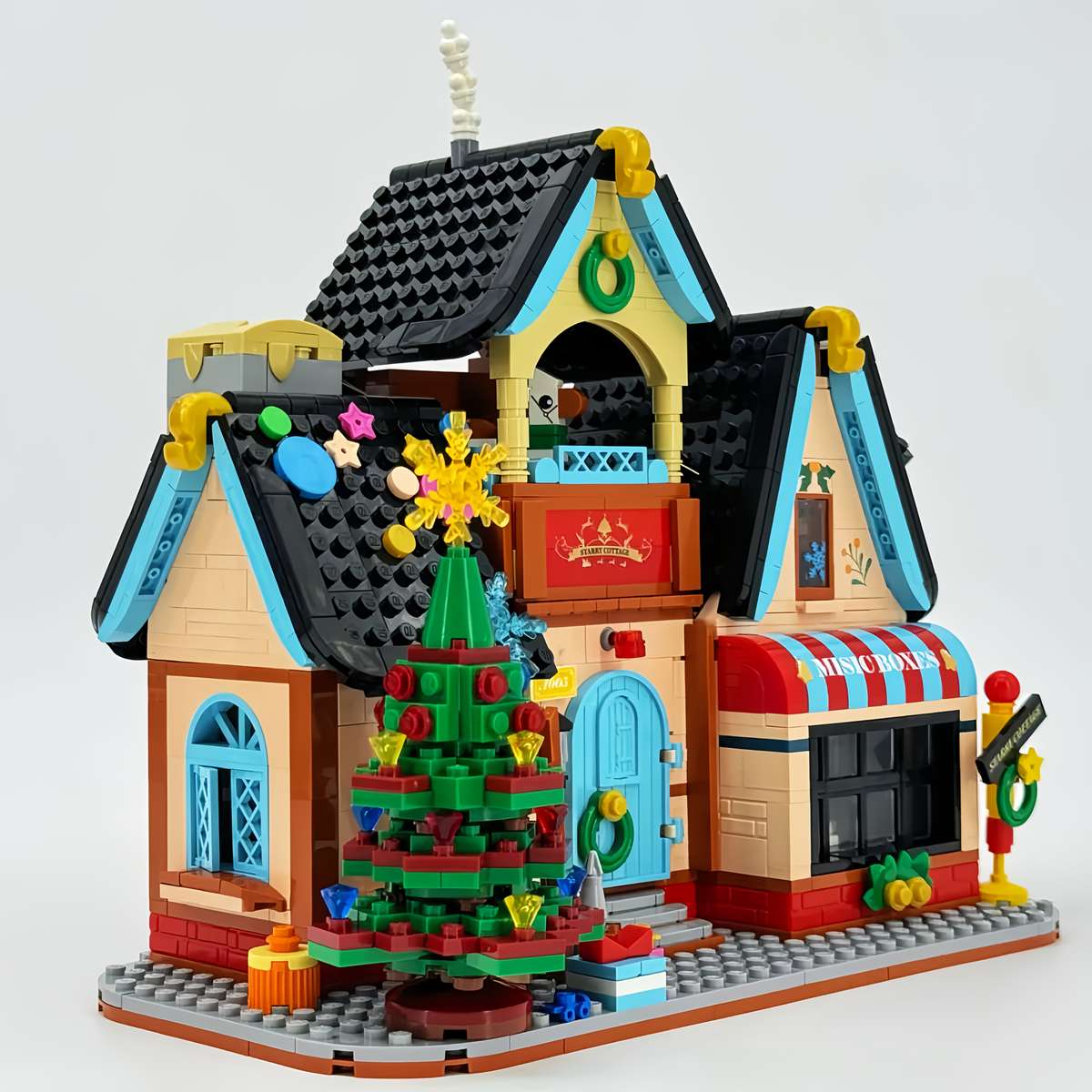 Building Toy Architectural Model Toy Set Color Mixed Color