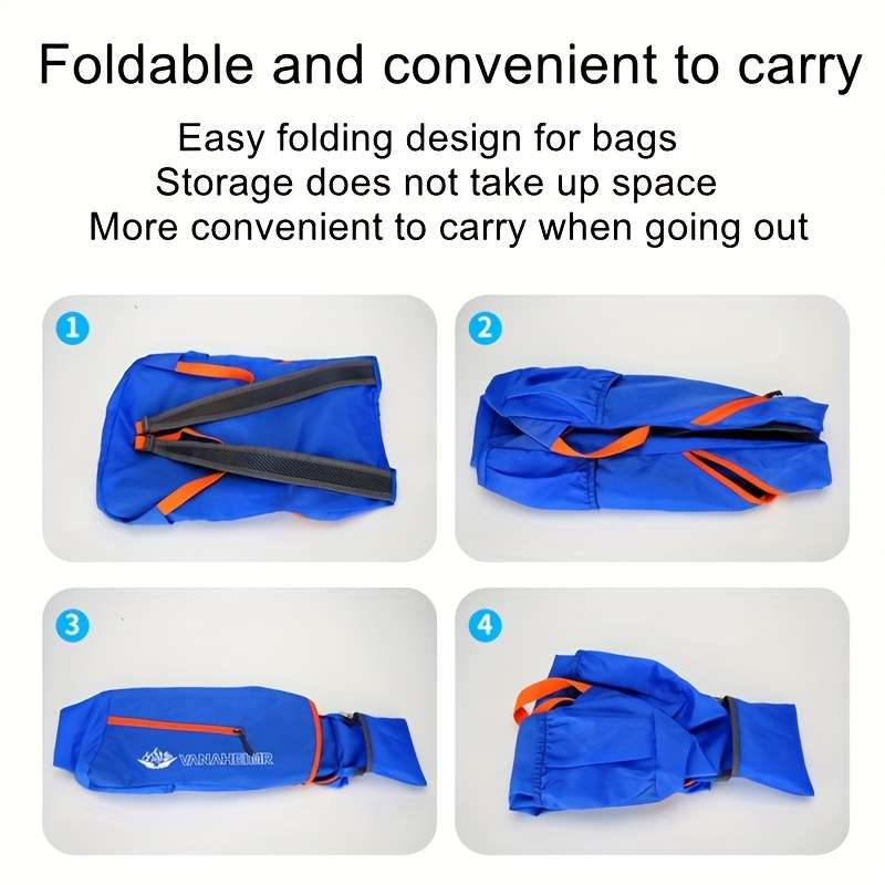 Professional Unisex Outdoor Travel Camping Folding Backpack Ultra Lightweight