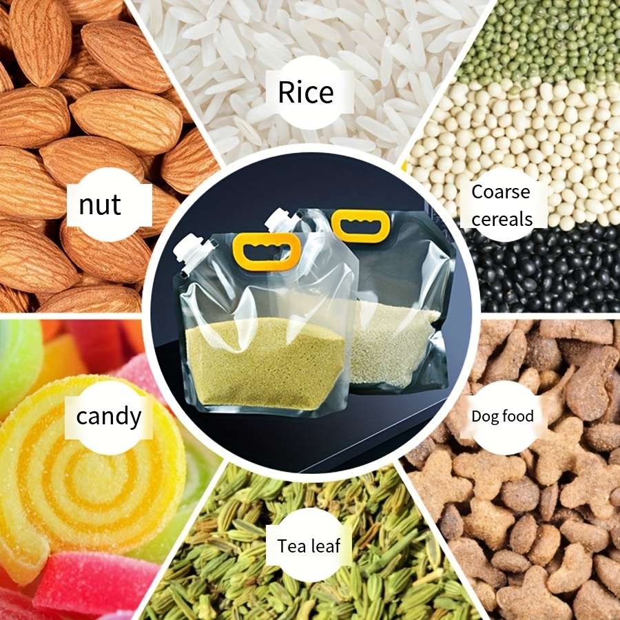 Food Storage Bags Model Transparent M5Pcs