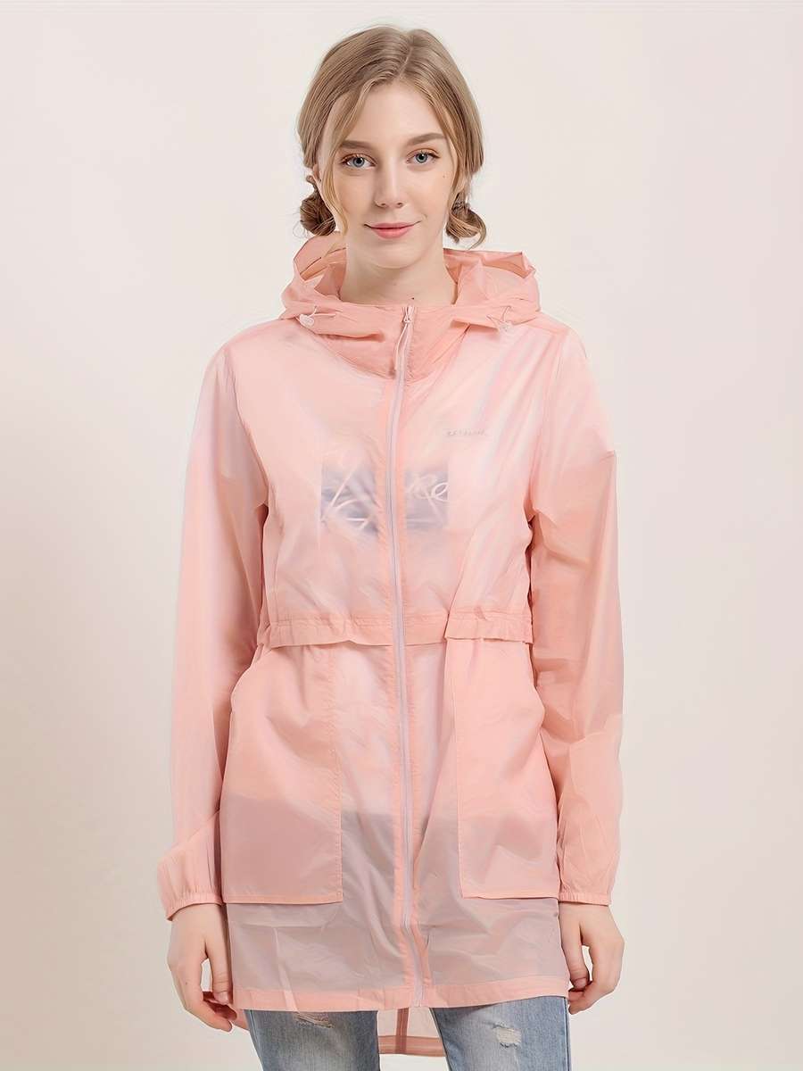 Raincoat White Size Asian S
