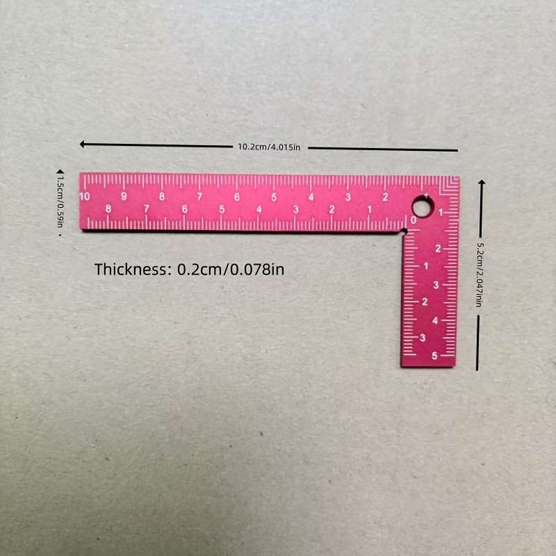 Angle Ruler Color Red Quantity2Pcs