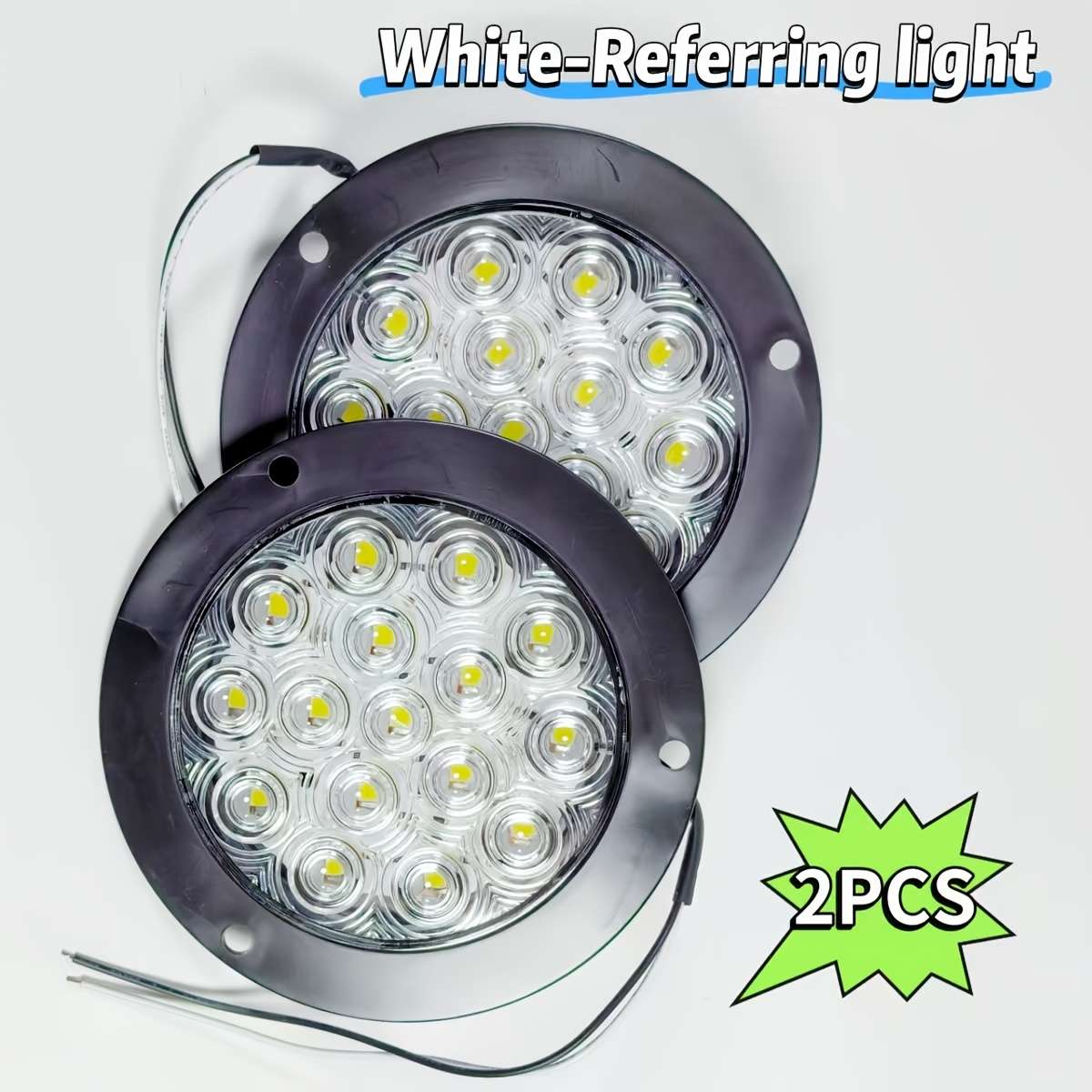 Car Lights Color Red 2 Pieces