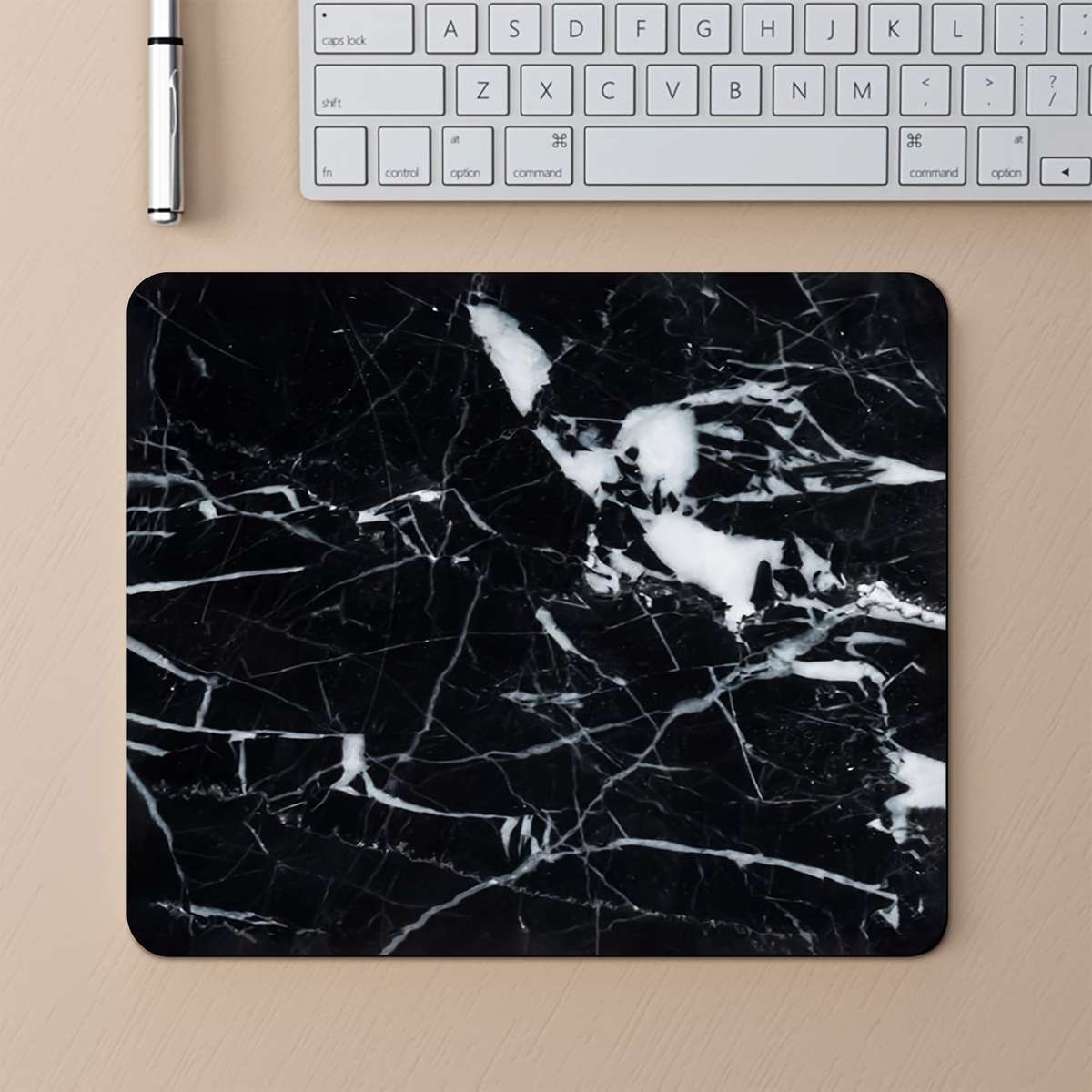 Mouse Pad Color Sunset Marble Pattern