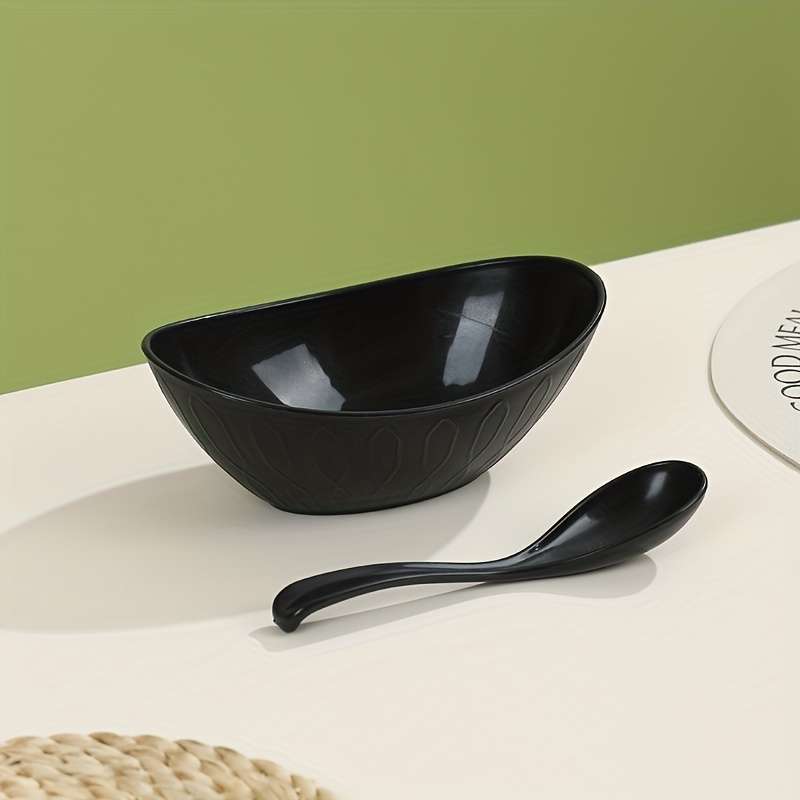 Bowl Color White With A Spoon Modelsmall