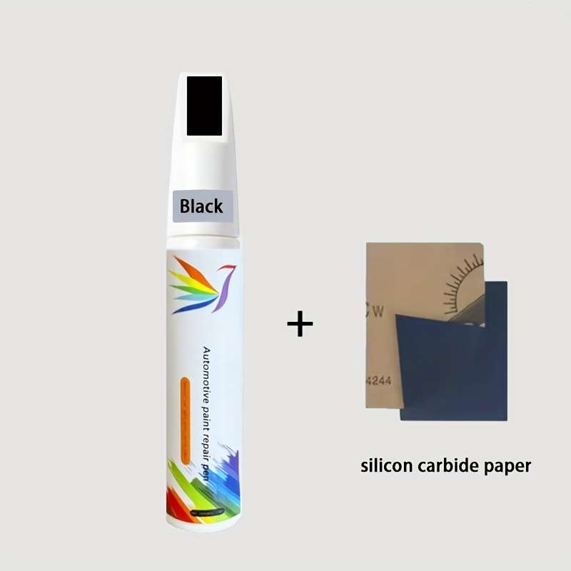 Car Scratch Repair Tool Color Pearl White Quantity 2Pcs  Touch  Up Pen  Add  Sandpaper