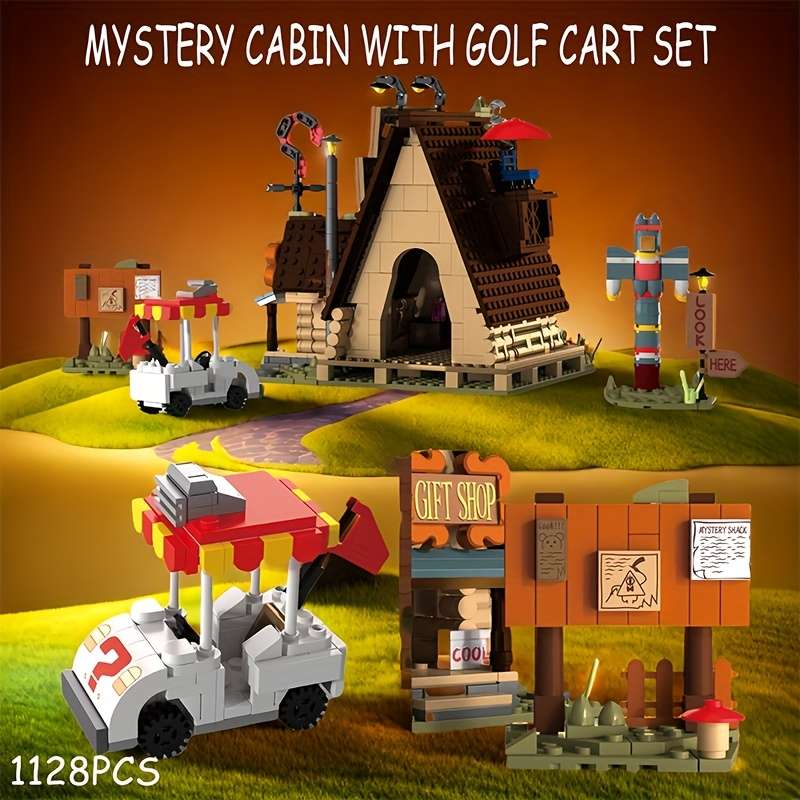 3D Building Model Puzzle Set Model Gdj