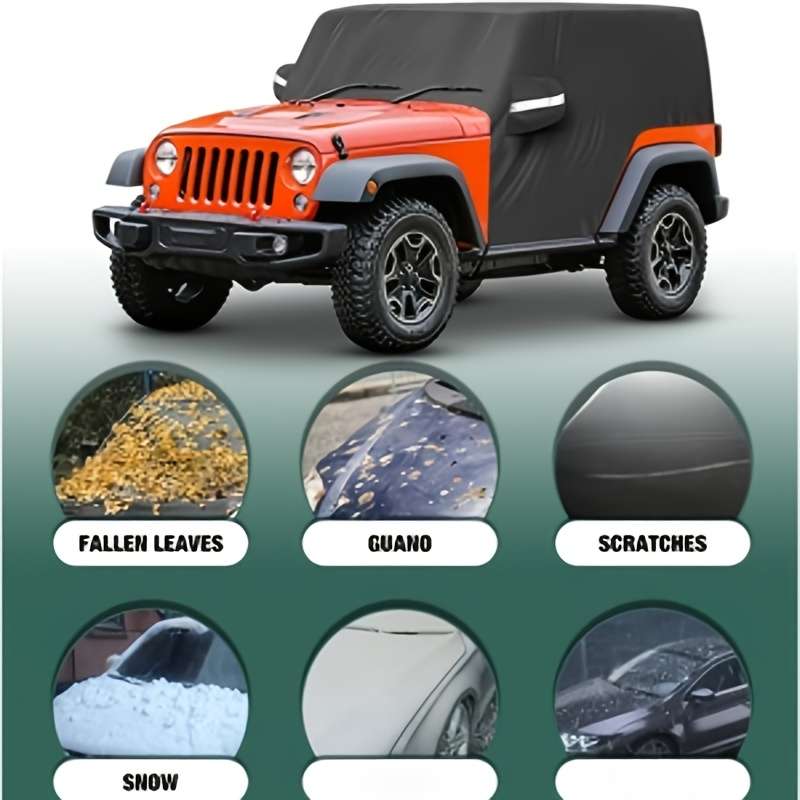 Car Cover Color 2 Door Black