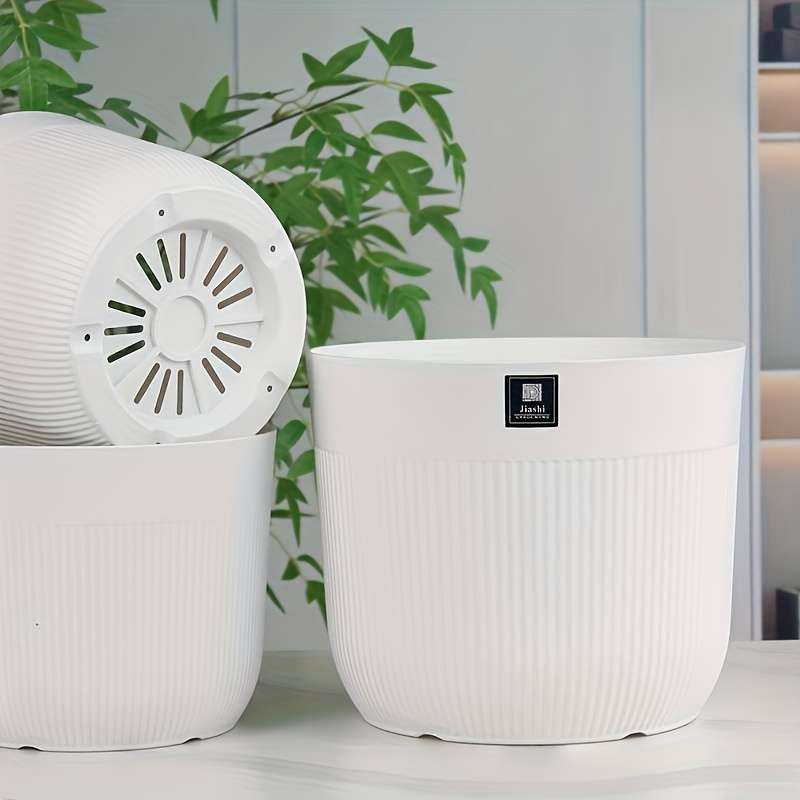 3Pcs Sleek Pearl White Thickened Controlroot Plastic User Friendly Design