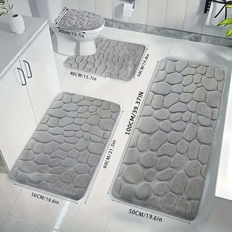 Floor Mats Style Pink Myj 00 Suitable For Bathroom