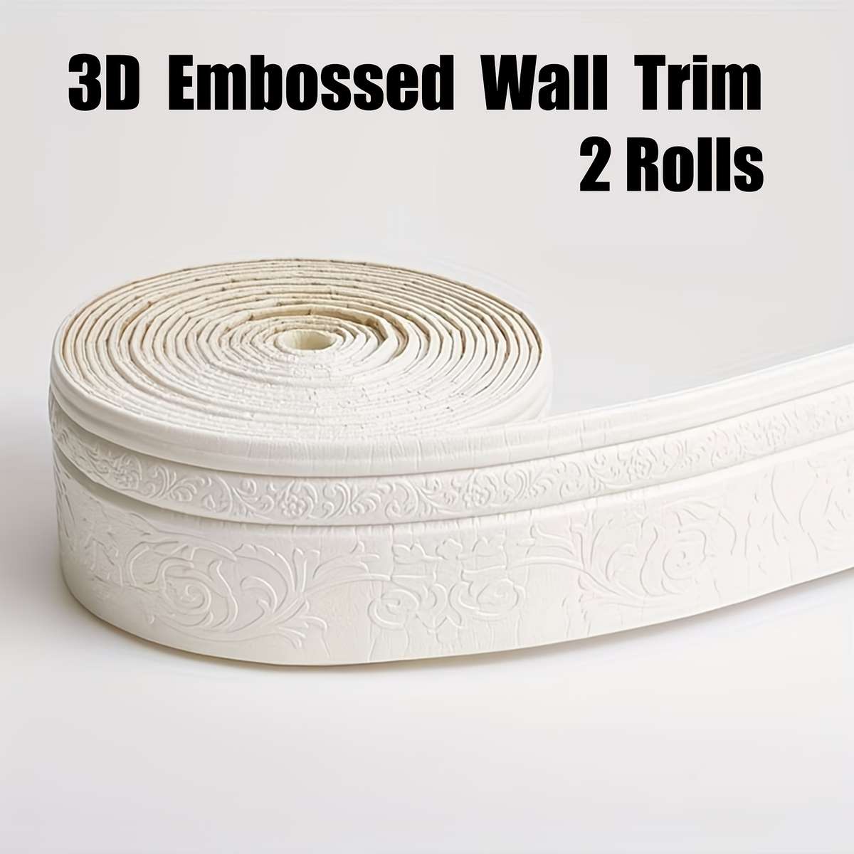 Skirting Board Gray 2 Rolls 10Cm Width