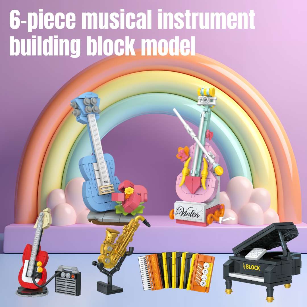 3D Puzzle Musical Instrument Model Style Electric Guitar