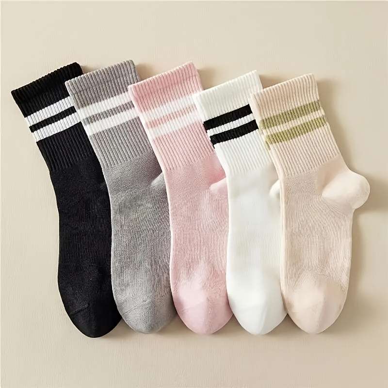 Women S Socks Color Mixed Color5 Pairs Size Onesize