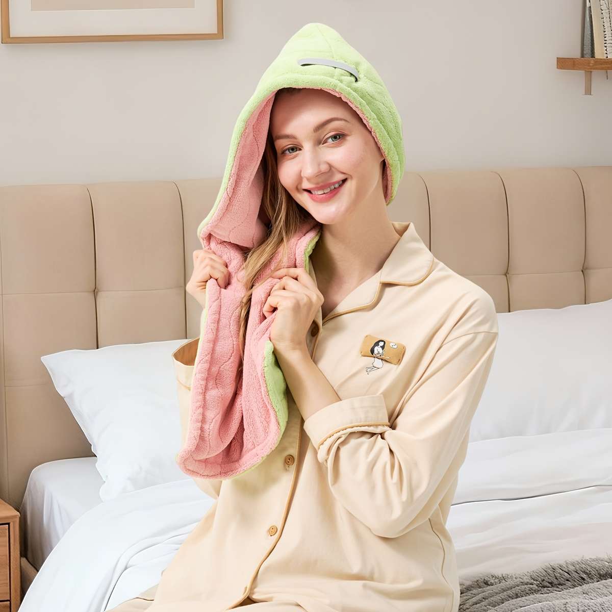 Hair Turban YellowGray