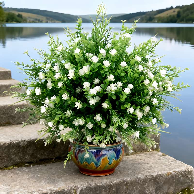 Simulated Flower Style Simulation Ground Flower Bouquet2Pcs