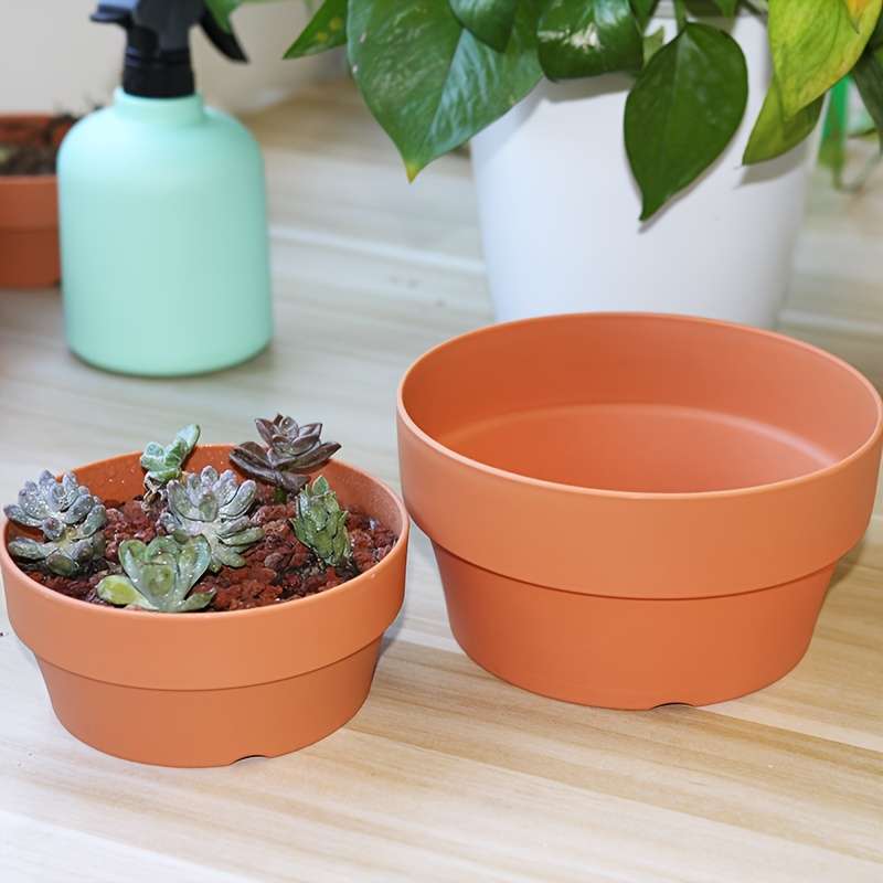 Flowerpot Model Flower Pots 7Pcs  16Cm-6 3In