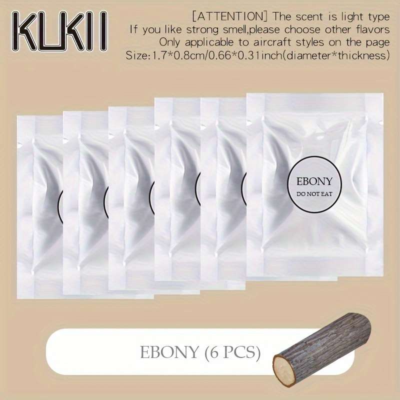 Car Aromatherapy Perfume Items Cedar 6 Pcs