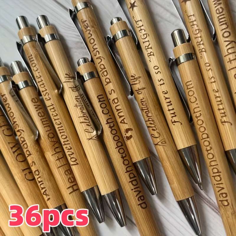 Pen material Bamboo Quantity36pcs
