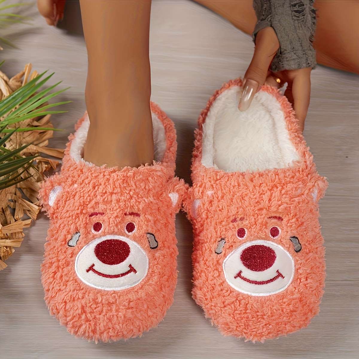 Cotton Slippers Color Sky Blue Sizeuk 6.5-7