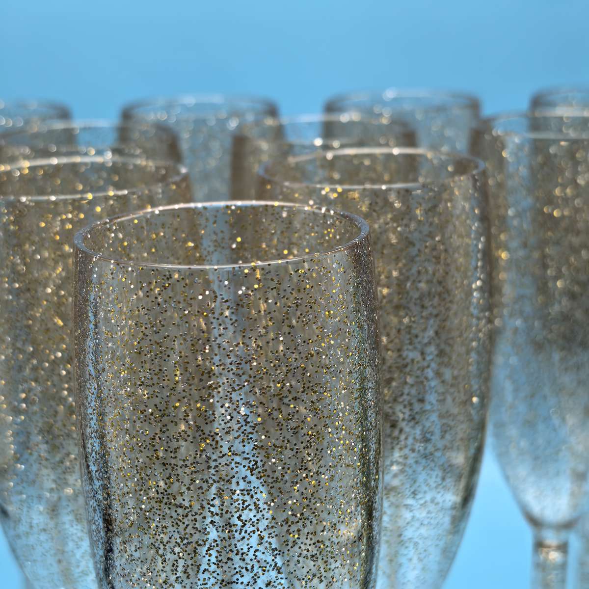 Wedding Supplies Color Flash Golden Quantity 2Pcs