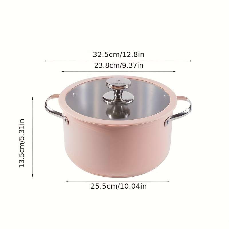 Ultimate Pink Single Set Ceramic Coated Cookware Outdoor